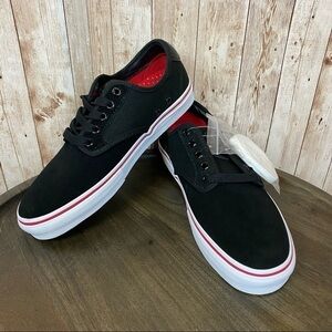 Vans Chima‎ Ferguson Pro Sneakers Black/White/Chili Pepper Size 8.5 Women